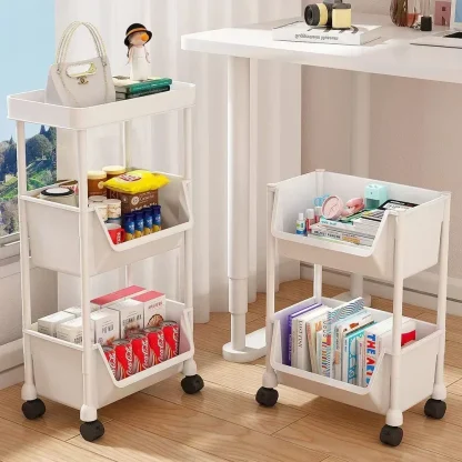 Multifunctional Cart Storage Organizer Rack - Image 4