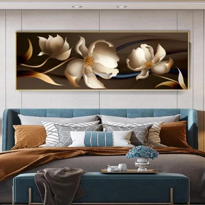 Luxurious Wall Art with Floral Design - Image 5