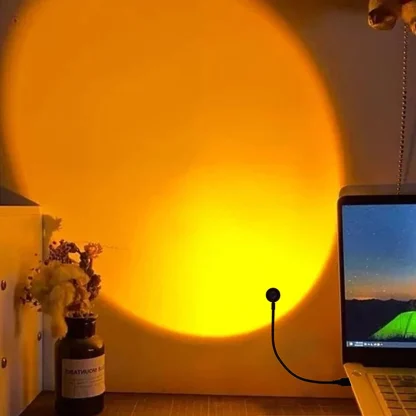 USB Sunset Lamp Projector with 360 Degree Rotation - Image 6