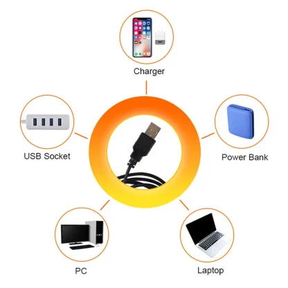 USB Sunset Lamp Projector with 360 Degree Rotation - Image 7