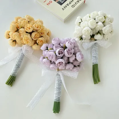 Artificial Flowers Bouquet for Wedding Decor - Image 5