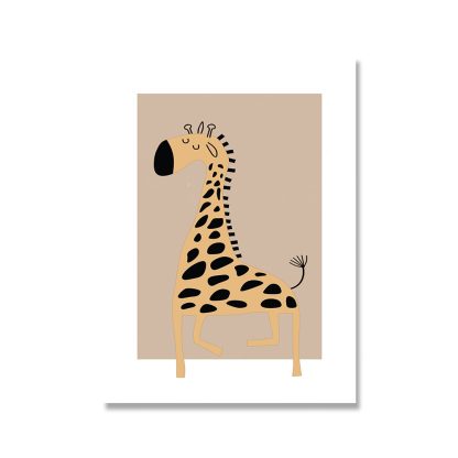 Cute Animated Animals Wall Art - Image 11