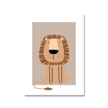 Cute Animated Animals Wall Art - Image 6