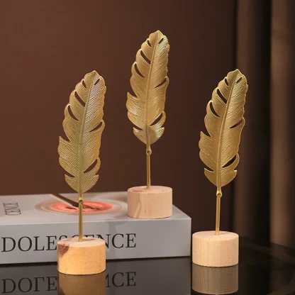 Luxury Home Decoration Leaf Sculpture - Image 9